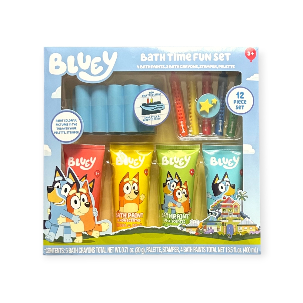 Bluey Bath Time Fun 12 Piece Set